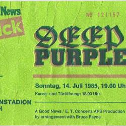 Deep Purple 1985 Zürich