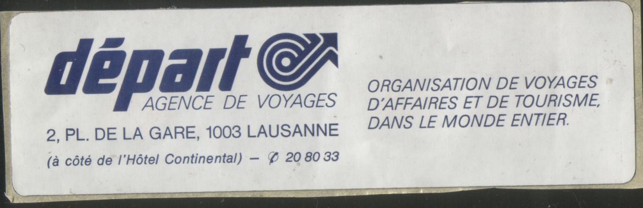 Départ agence voyages 2x