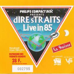 Dire Straits 1985 Genève