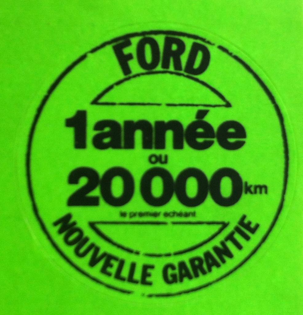 garantie Ford 6x