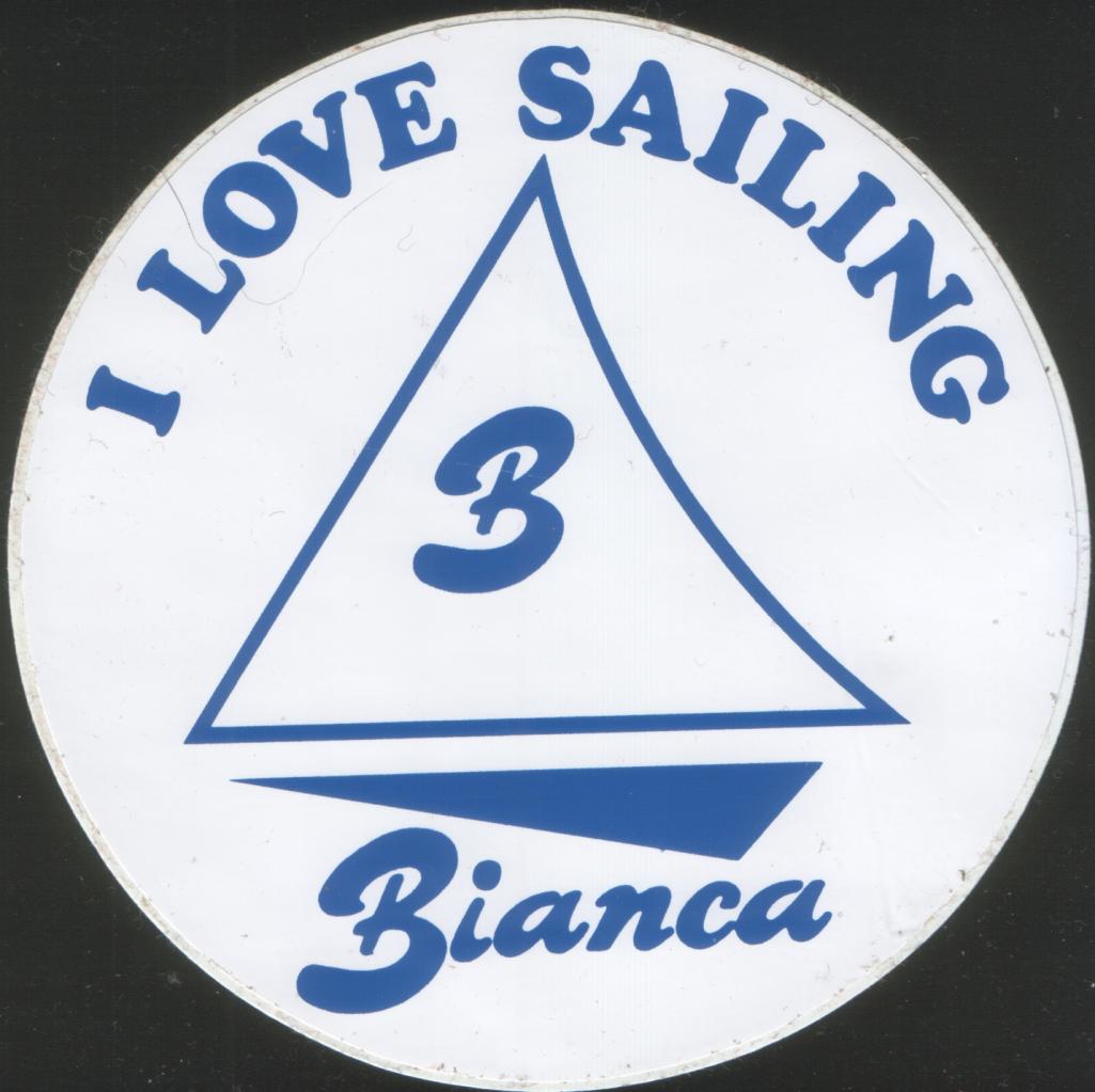 I love sailing Bianca