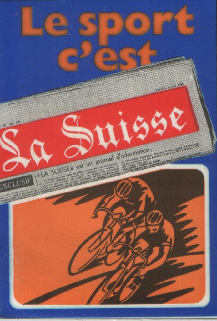 La Suisse journal (le sport c'est) cyclisme 4x