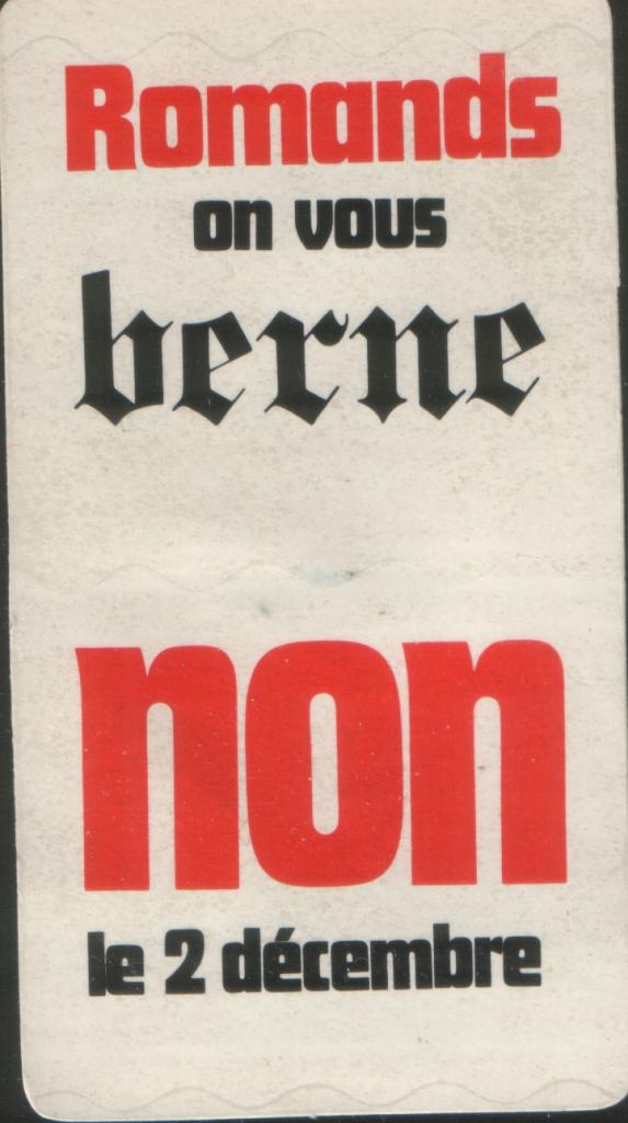 Romands on vous berne votez non