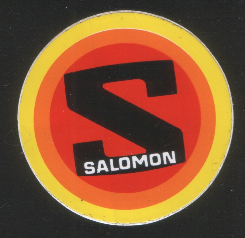 Salomon rond jaune rouge noir