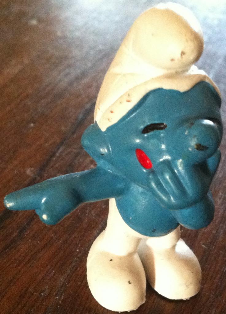 schtroumpf moqueur