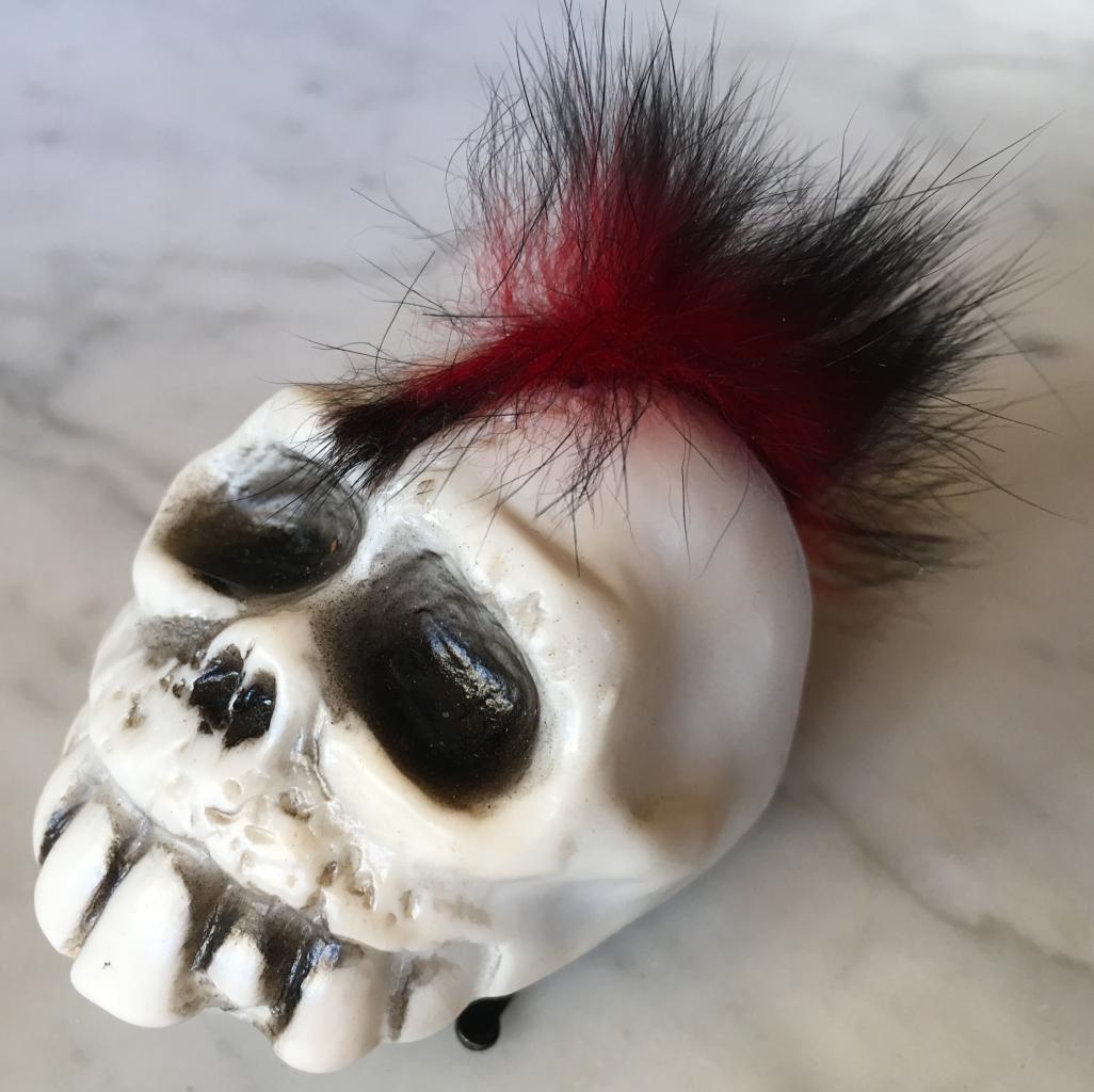 tête de mort mécanique
